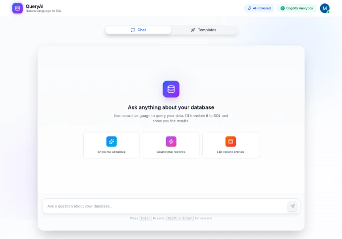 Natural Language to SQL